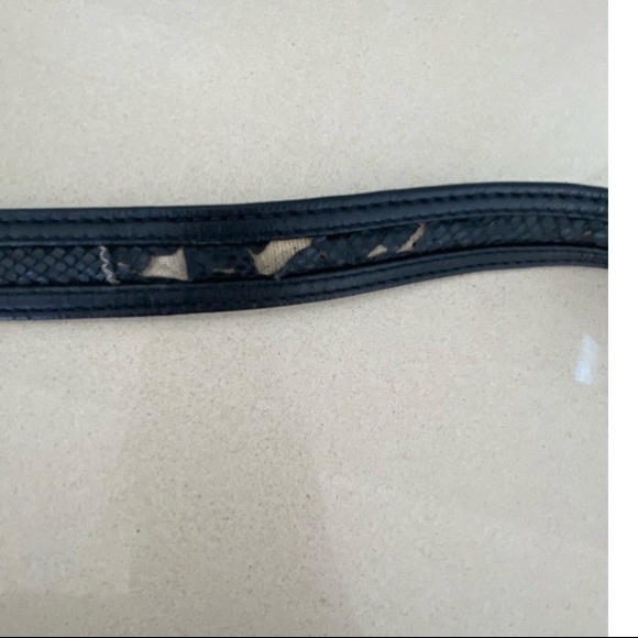 Botkier Black and Snakeskin Leather Handbag - Picture 4 of 8